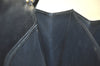 Authentic CELINE Vintage Shoulder Cross Body Bag Purse Leather Black 5363K