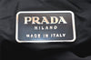 Authentic PRADA Sports PIUMA LATEX Nylon Leather Backpack B9094 Black 5364I