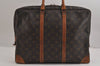 Authentic Louis Vuitton Monogram Porte Documents Voyage M53361 Briefcase 5364J