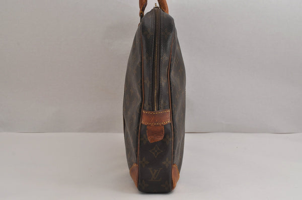 Authentic Louis Vuitton Monogram Porte Documents Voyage M53361 Briefcase 5364J