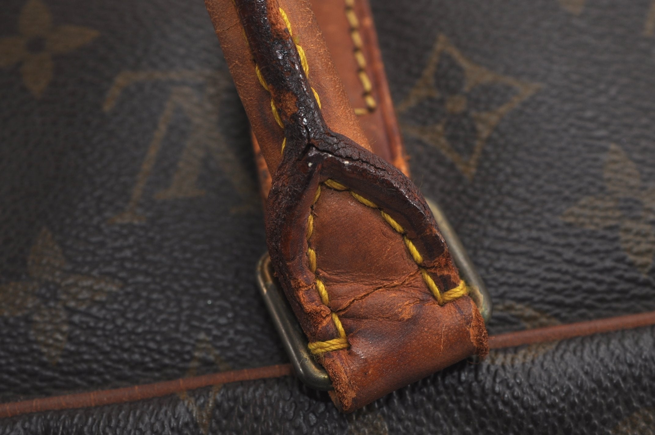 Authentic Louis Vuitton Monogram Porte Documents Voyage M53361 Briefcase 5364J