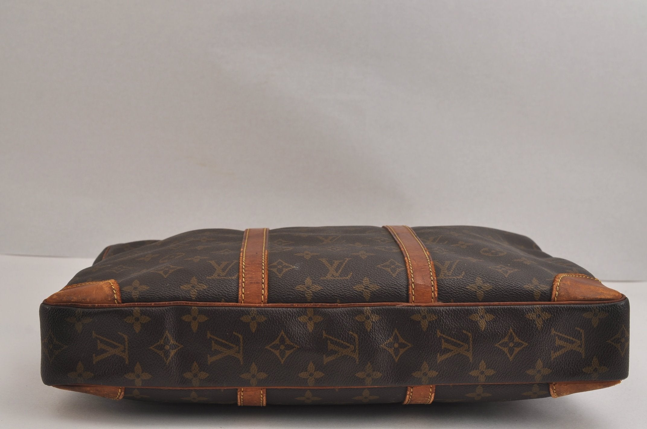 Authentic Louis Vuitton Monogram Porte Documents Voyage M53361 Briefcase 5364J