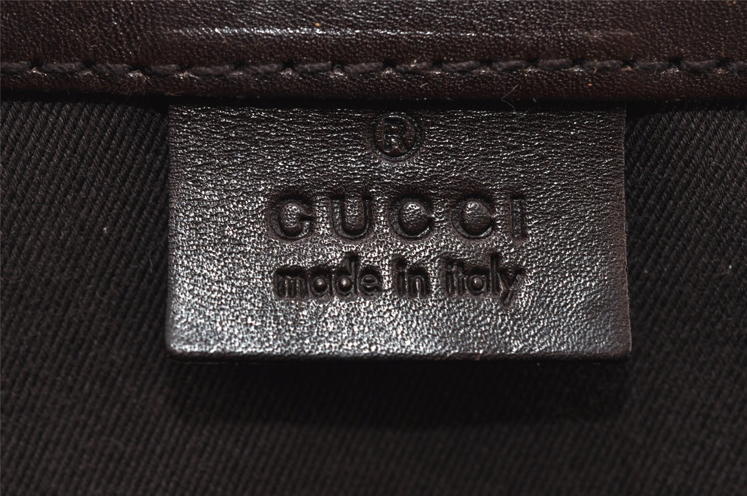 Authentic GUCCI Shoulder Hand Bag Purse GG Canvas Leather 73880 Brown 5365I