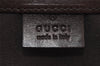 Authentic GUCCI Shoulder Hand Bag Purse GG Canvas Leather 73880 Brown 5365I