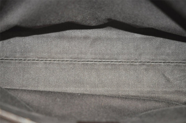 Authentic GUCCI Shoulder Hand Bag Purse GG Canvas Leather 73880 Brown 5365I