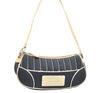 Authentic Christian Dior Vintage Shoulder Hand Bag Purse Denim Enamel Navy 5365K