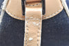Authentic Christian Dior Vintage Shoulder Hand Bag Purse Denim Enamel Navy 5365K