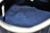 Authentic Christian Dior Vintage Shoulder Hand Bag Purse Denim Enamel Navy 5365K