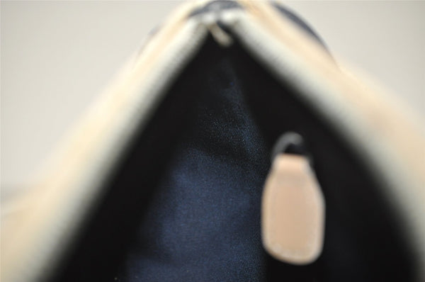 Authentic Christian Dior Vintage Shoulder Hand Bag Purse Denim Enamel Navy 5365K