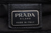 Authentic PRADA Vintage Nylon Tessuto Shoulder Cross Body Bag Black Junk 5366I