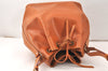 Authentic Louis Vuitton Epi Petit Noe Shoulder Drawstring Bag M44108 Brown 5366K