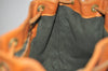 Authentic Louis Vuitton Epi Petit Noe Shoulder Drawstring Bag M44108 Brown 5366K
