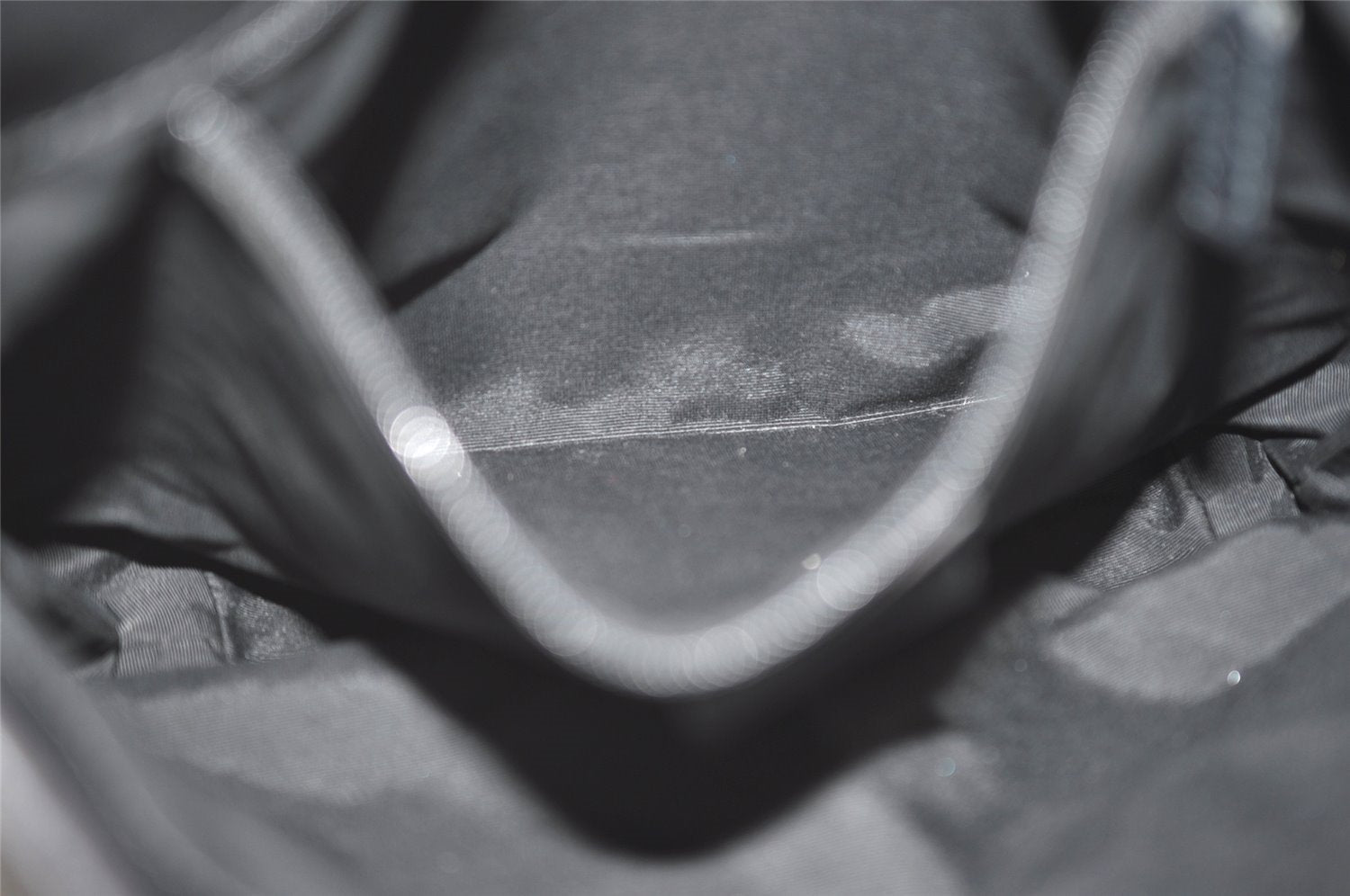 Authentic GUCCI Vintage Shoulder Tote Bag GG Canvas Leather 31244 Black 5370I