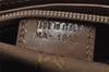 Authentic Christian Dior Maris Pearl 2Way Shoulder Tote Bag Enamel Brown 5370J