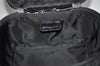 Authentic Christian Dior Trotter Vanity Bag Pouch Canvas Enamel Black CD 5371K