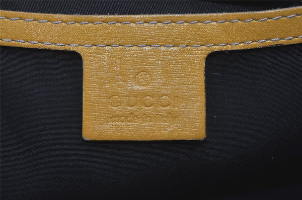 Authentic GUCCI Vintage Shoulder Tote Bag GG PVC Leather 189896 White 5372I