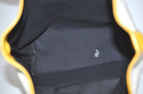 Authentic GUCCI Vintage Shoulder Tote Bag GG PVC Leather 189896 White 5372I