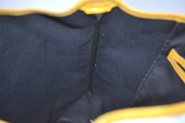 Authentic GUCCI Vintage Shoulder Tote Bag GG PVC Leather 189896 White 5372I