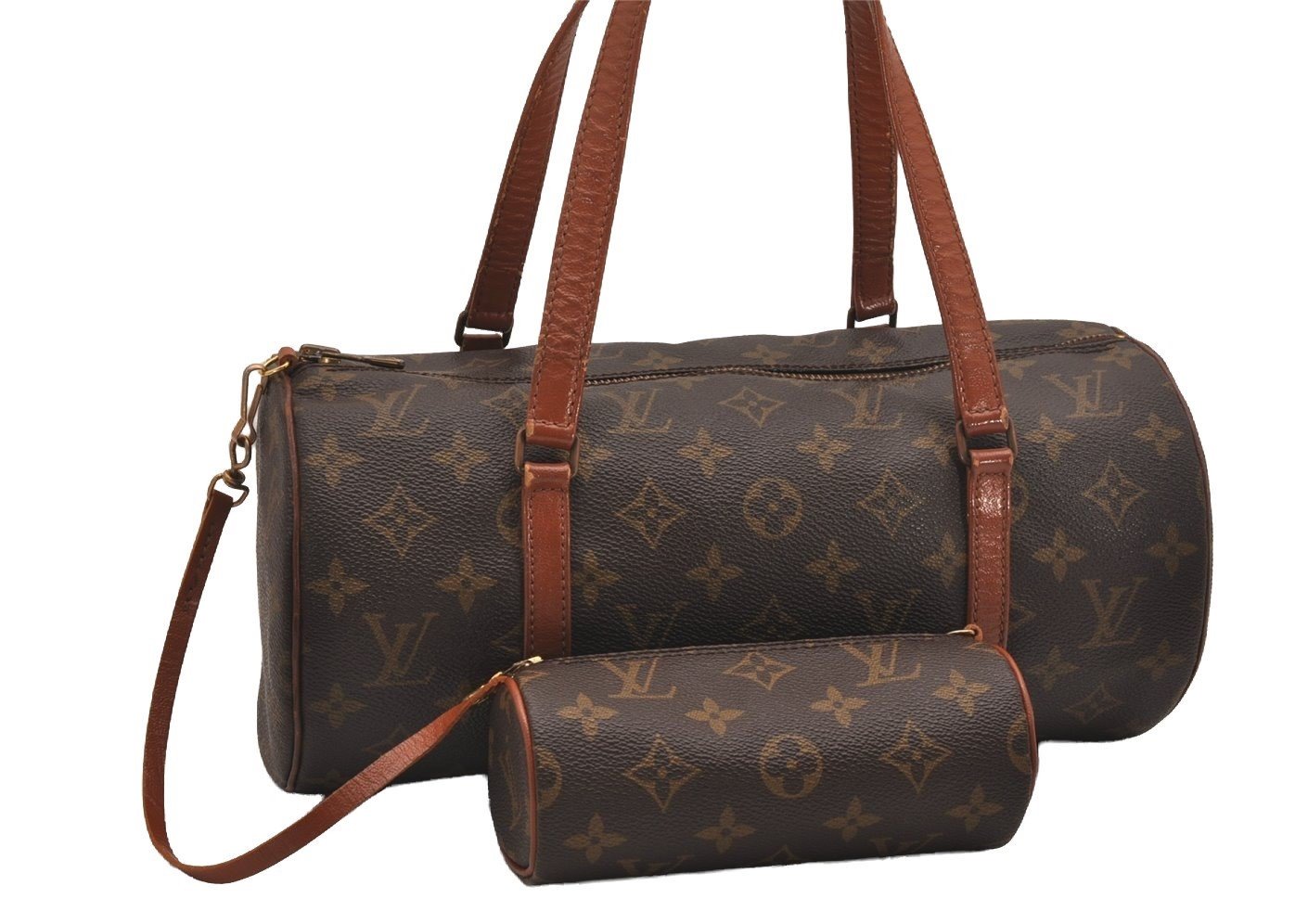 Authentic Louis Vuitton Monogram Papillon 30 Hand Bag Old Model LV 5372J
