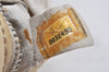 Authentic CHANEL Cotton Leather CC Chain Shoulder Hand Bag White Cream 5372K