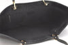 Authentic GUCCI Vintage Shoulder Tote Bag GG Canvas Leather 0021097 Black 5373I