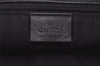 Authentic GUCCI Vintage Shoulder Tote Bag GG Canvas Leather 0021097 Black 5373I
