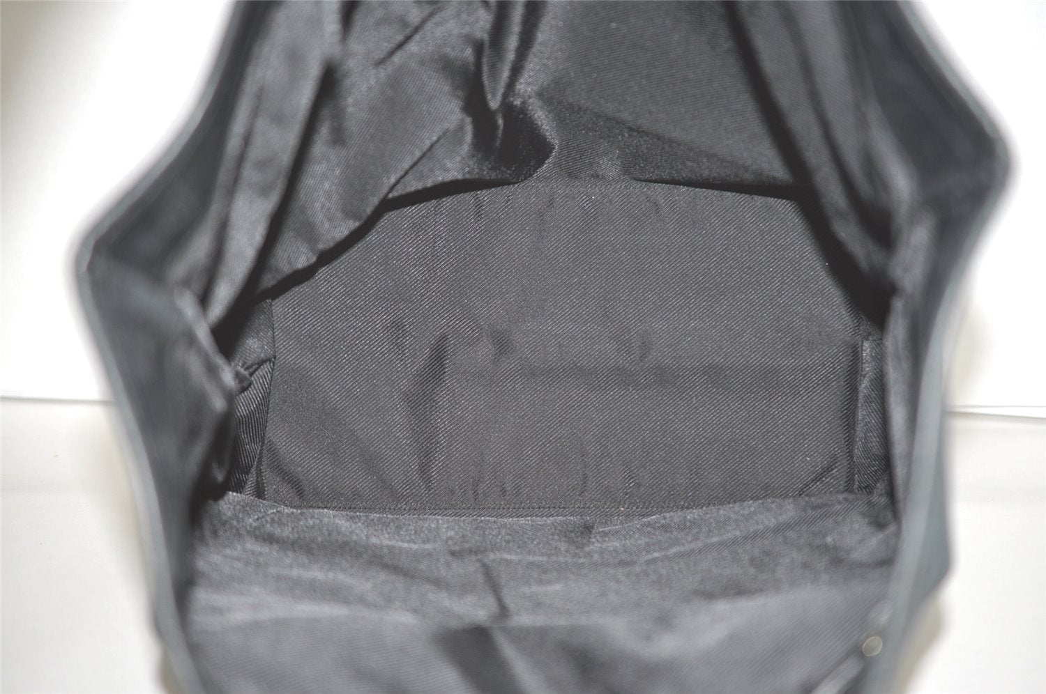 Authentic GUCCI Vintage Shoulder Tote Bag GG Canvas Leather 0021097 Black 5373I