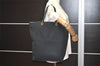 Authentic GUCCI Vintage Shoulder Tote Bag GG Canvas Leather 0021097 Black 5373I