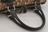Authentic Christian Dior Trotter Hand Boston Bag Canvas Leather Brown 5373J