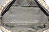 Authentic Christian Dior Trotter Hand Boston Bag Canvas Leather Brown 5373J