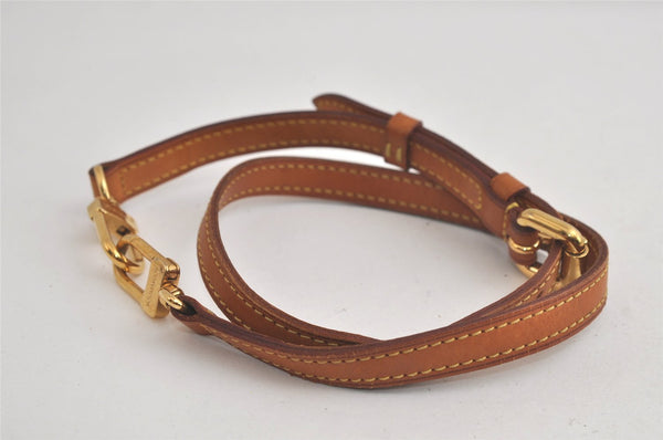 Authentic Louis Vuitton Leather Shoulder Strap Beige 28.3-32.7" LV 5373K