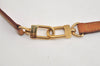 Authentic Louis Vuitton Leather Shoulder Strap Beige 28.3-32.7" LV 5373K