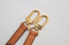 Authentic Louis Vuitton Leather Shoulder Strap Beige 28.3-32.7" LV 5373K