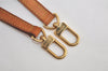 Authentic Louis Vuitton Leather Shoulder Strap Beige 28.3-32.7" LV 5373K