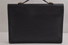 Auth Louis Vuitton Epi Porte Documents Bandouliere Briefcase M54462 Black 5374J