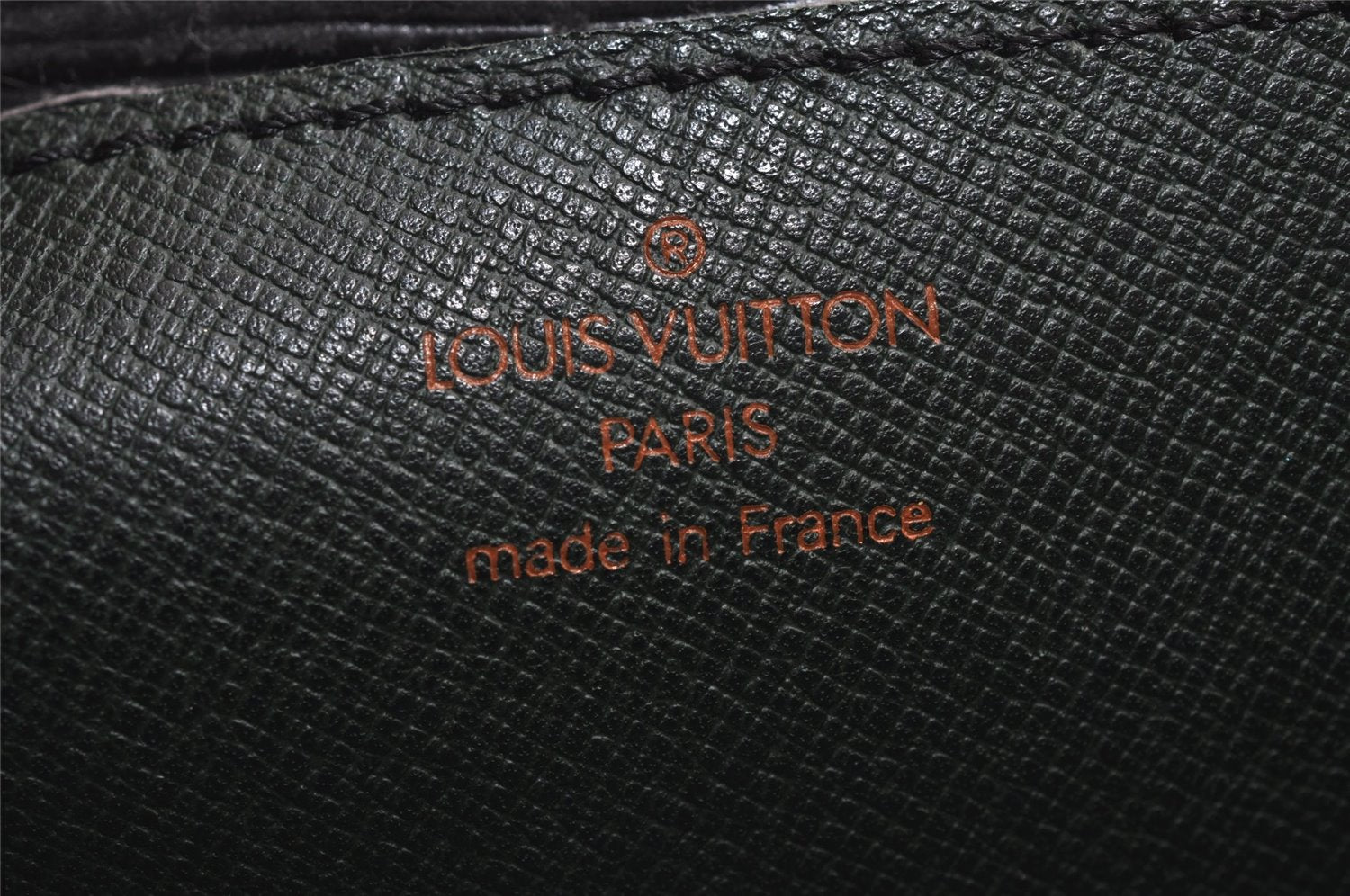 Auth Louis Vuitton Epi Porte Documents Bandouliere Briefcase M54462 Black 5374J
