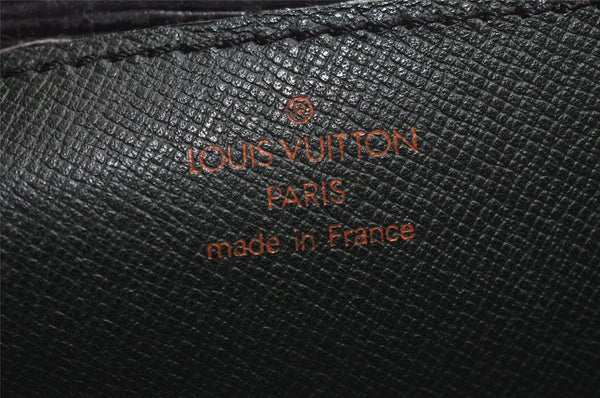 Auth Louis Vuitton Epi Porte Documents Bandouliere Briefcase M54462 Black 5374J