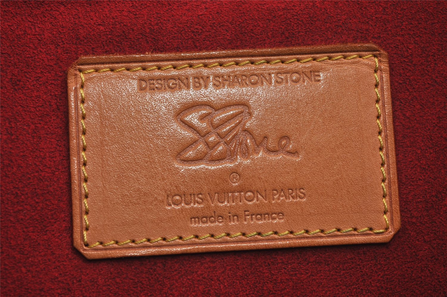 Auth Louis Vuitton Monogram Amfar Three Vanity Star Shoulder Bag M47275 LV 5375J