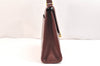 Authentic Cartier Must de Cartier Leather Shoulder Hand Bag Bordeaux Red 5375K