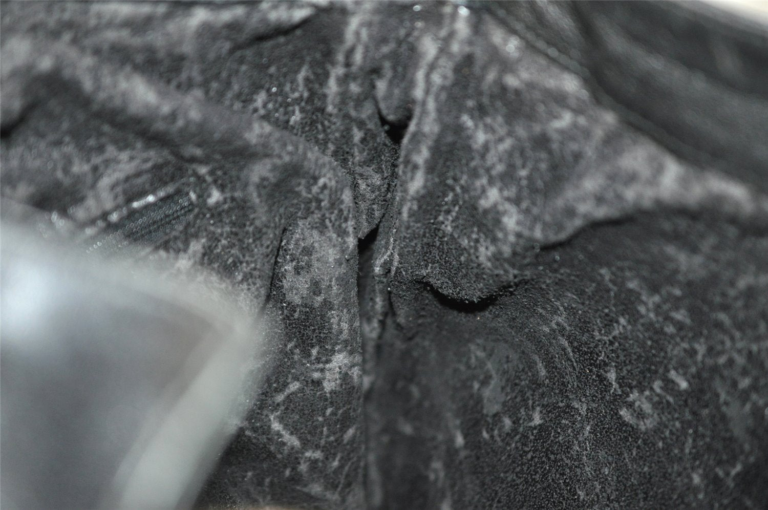 Authentic GUCCI Bamboo 2Way Shoulder Hand Bag Leather Black Junk 5376I