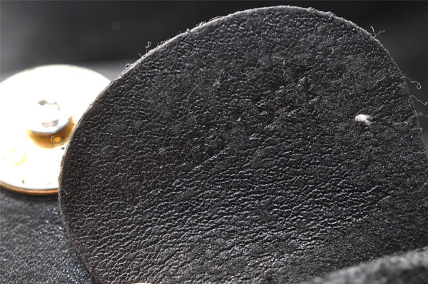 Authentic GUCCI Bamboo 2Way Shoulder Hand Bag Leather Black Junk 5376I