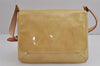 Auth Louis Vuitton Vernis Thompson Street Shoulder Bag Yellow M91008 LV 5376J