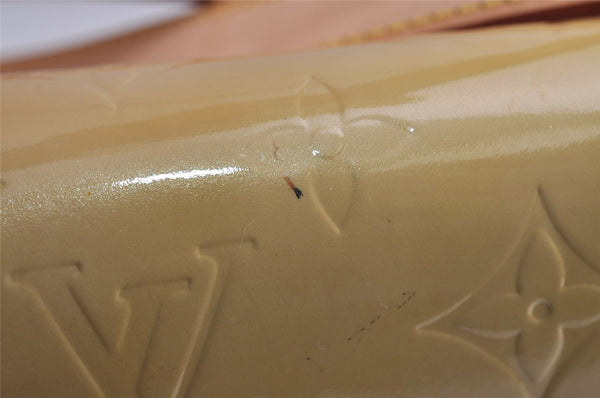 Auth Louis Vuitton Vernis Thompson Street Shoulder Bag Yellow M91008 LV 5376J