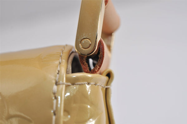 Auth Louis Vuitton Vernis Thompson Street Shoulder Bag Yellow M91008 LV 5376J