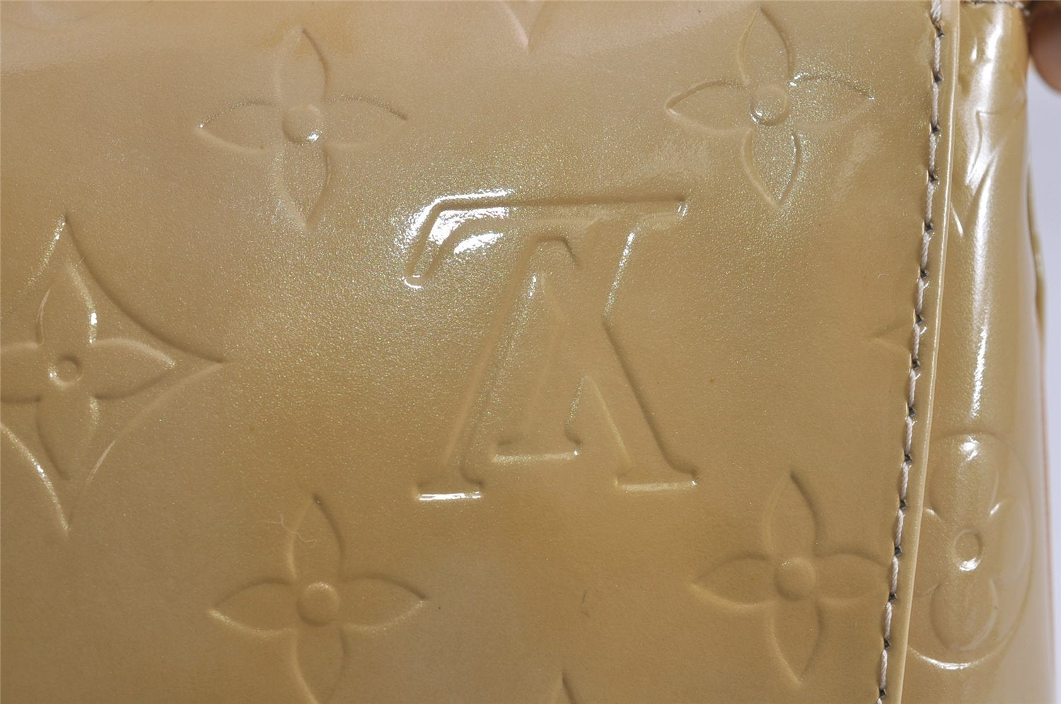 Auth Louis Vuitton Vernis Thompson Street Shoulder Bag Yellow M91008 LV 5376J