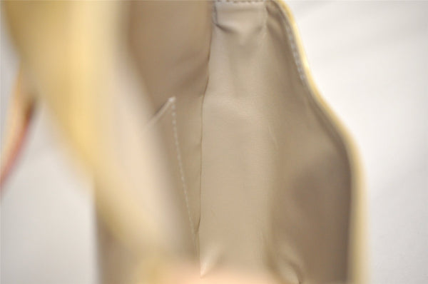 Auth Louis Vuitton Vernis Thompson Street Shoulder Bag Yellow M91008 LV 5376J