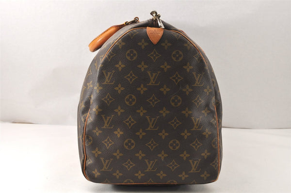 Authentic Louis Vuitton Monogram Keepall 55 Travel Boston Bag M41424 LV 5376K