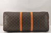 Authentic Louis Vuitton Monogram Keepall 55 Travel Boston Bag M41424 LV 5376K