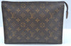 Auth Louis Vuitton Monogram Poche Toilette 26 Cosmetics Pouch Old Model LV 5377I
