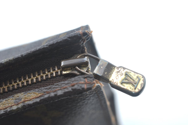 Auth Louis Vuitton Monogram Poche Toilette 26 Cosmetics Pouch Old Model LV 5377I